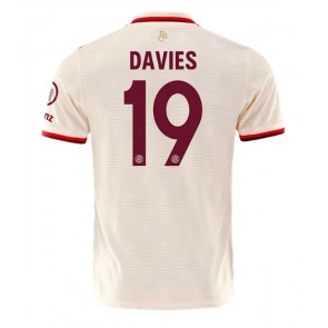 Billiga Bayern Munich Alphonso Davies #19 Tredjeställ 2024-25 Kortärmad